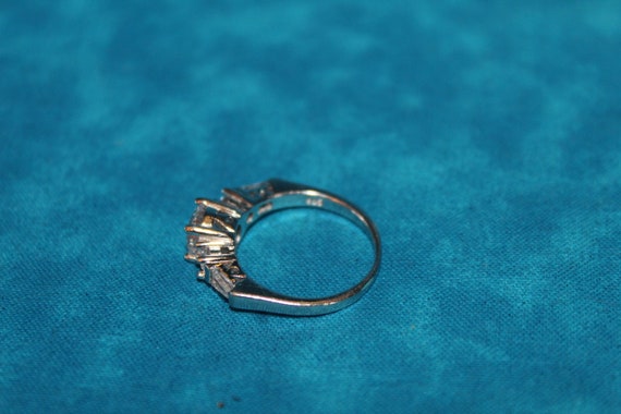 CZ Sterling Silver Statement Ring - image 6