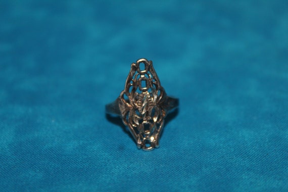 Decorative Sterling Silver Ring - image 4