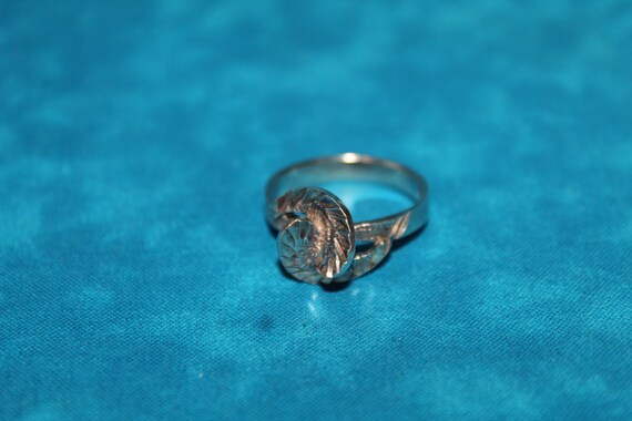 Swirly Sterling Silver Ring - image 4