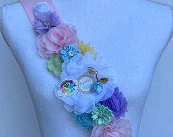 Care Bears Baby Shower Shoulder Sash ,Daddy Pin