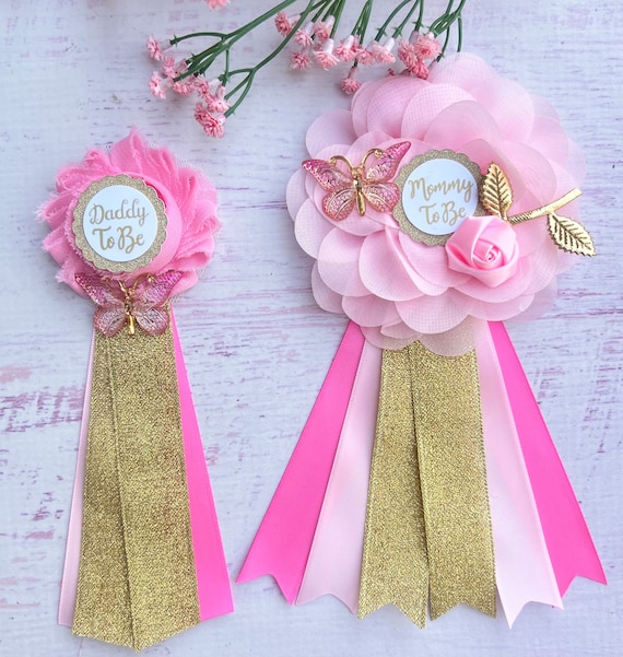 Butterfly Baby Shower ,baby Shower Pins, Baby Shower Corsages