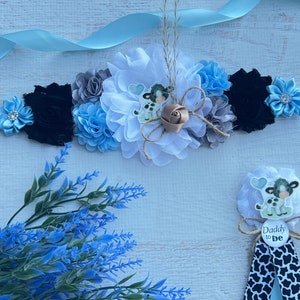 Holy Cow Baby Shower Sash , Boho Cow Baby Shower, Highland Baby Shower Sash , Boho Cow Maternity Belt , Holy Cow Maternity Sash , Mommy Sash