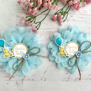 Classic Winnie The Pooh Baby Shower Corsages Family Pins Baby Shower Family Corsages  Classic Pooh Baby Shower Pins Pooh Baby Shower Boy