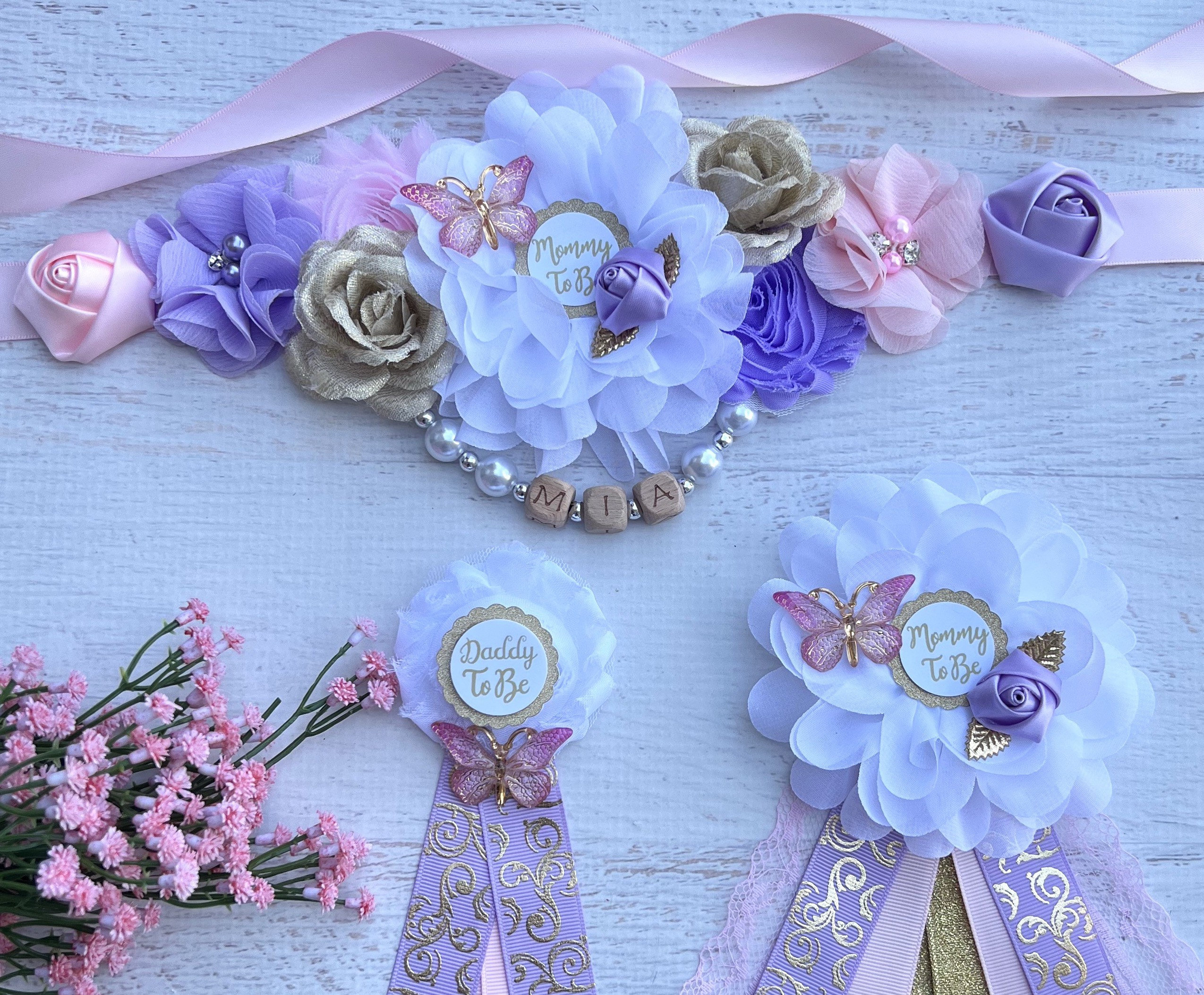 Blue butterfly ? butterfly baby doll belt Bayer Design, Car Seat for Dolls, Fits Up to 18 Inch, Pink  main image 2