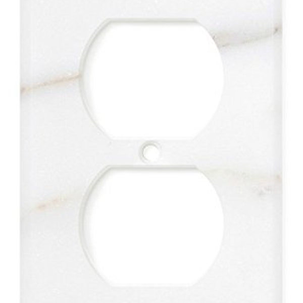 Real Natural Stones Italian Calacatta Gold Marble  Switch Wall Plate / Switch Plate / Cover