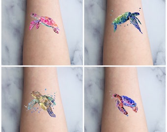 wallpapers Small Sea Turtle Tattoo Watercolor turtle tattoo etsy