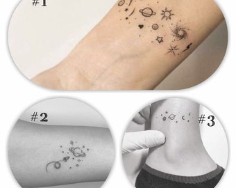 Planet Tattoo Etsy