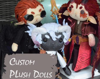 Custom Plush Doll | Art Doll | Character Plush | Custom Plush | Custom Doll | Commission | Sculpture | Custom | OOAK | Made to Order