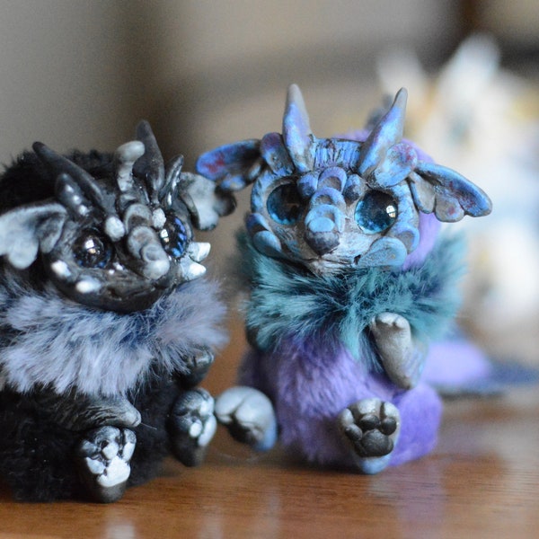 Artdoll | Poseable Artdoll | Artdoll Animal | Mini Artdoll | BJD | Polymer Clay | Doll | Cute | Dragon | Fantasy | Cat | Kitsune |