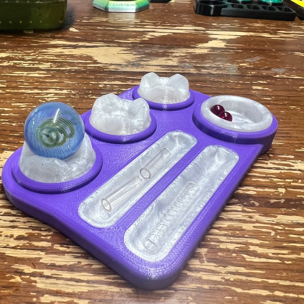 Mini Catch-All Tray for Marbles, Pearls and Spinner Tubes