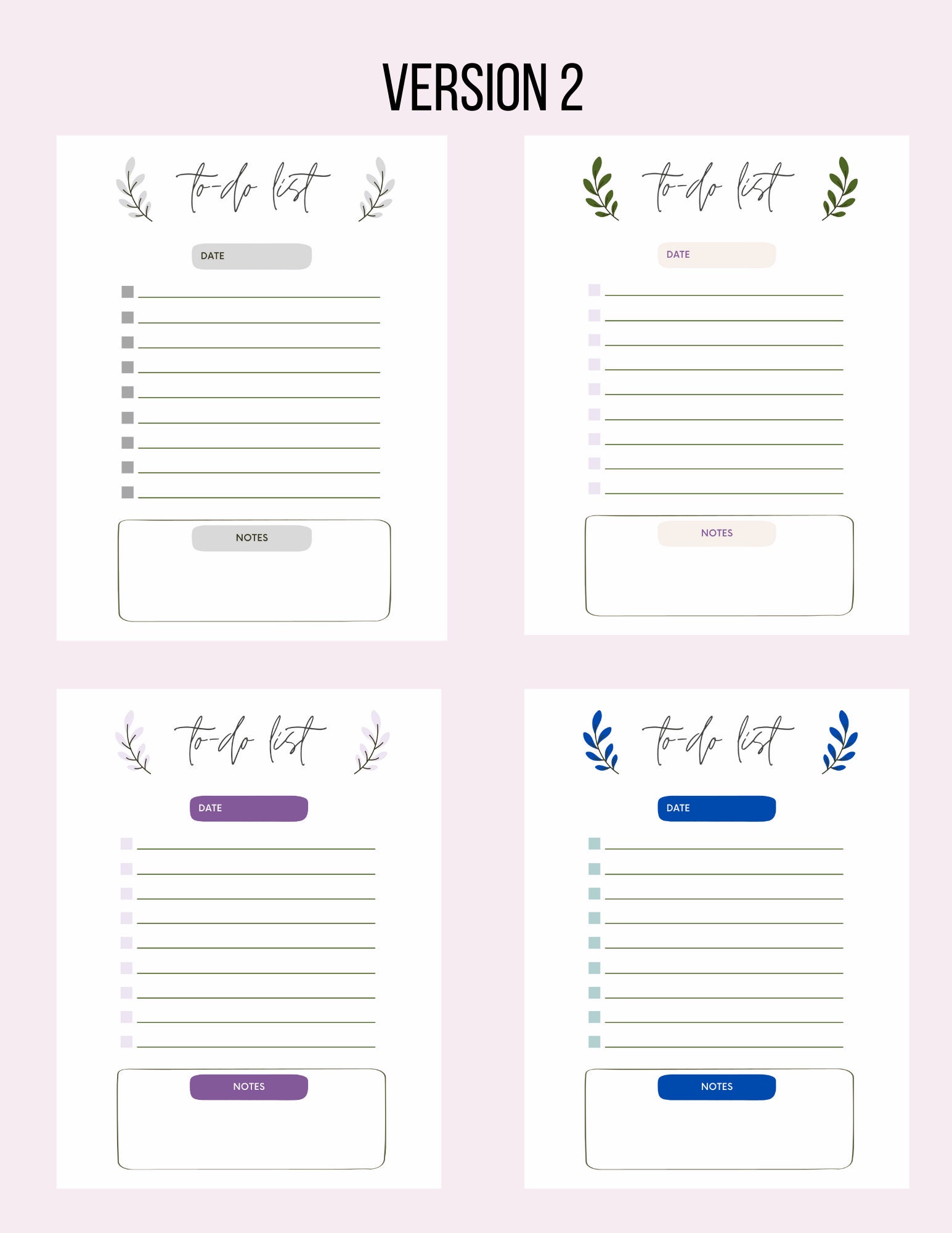 To-do List Printable, Simple Task List, Daily, Weekly To-do List ...