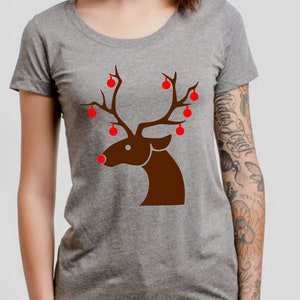 Rudolph Red Nose Reindeer SVG and PNG for Cricut