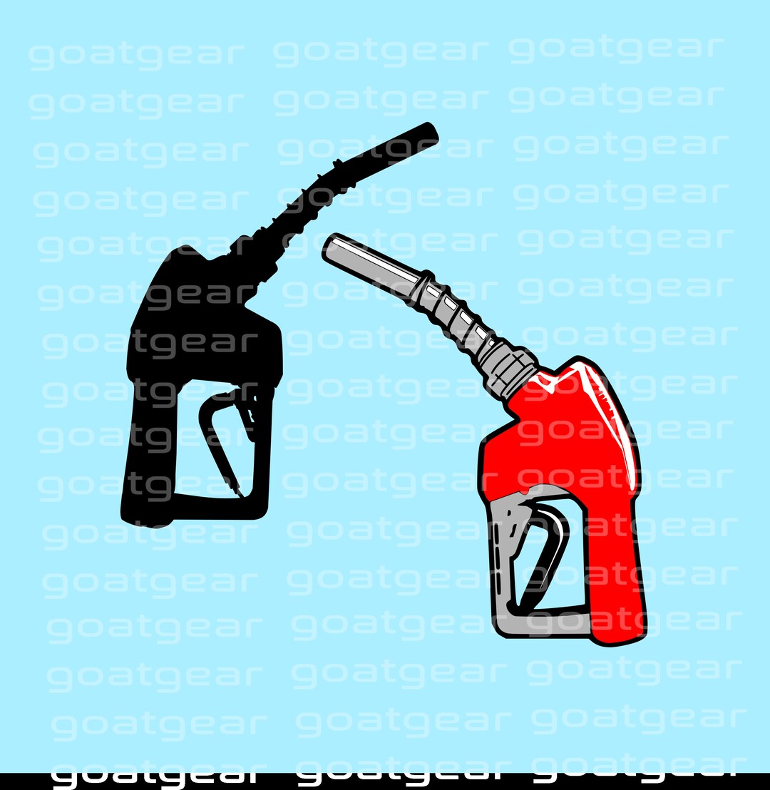 Gas Pump Nozzle Silhouette SVG PNG Cricut Cut File Gasoline Clipart - Etsy
