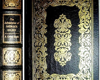 The Adventures Of SHERLOCK HOLMES by A Conan Doyle Easton Press Leather Brand New Sealed 1981