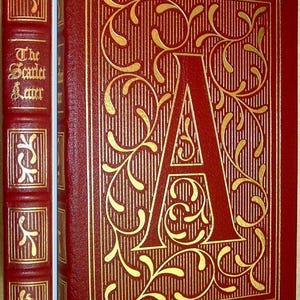 THE SCARLET LETTER by Nathaniel Hawthorne Easton Press Leather 1975