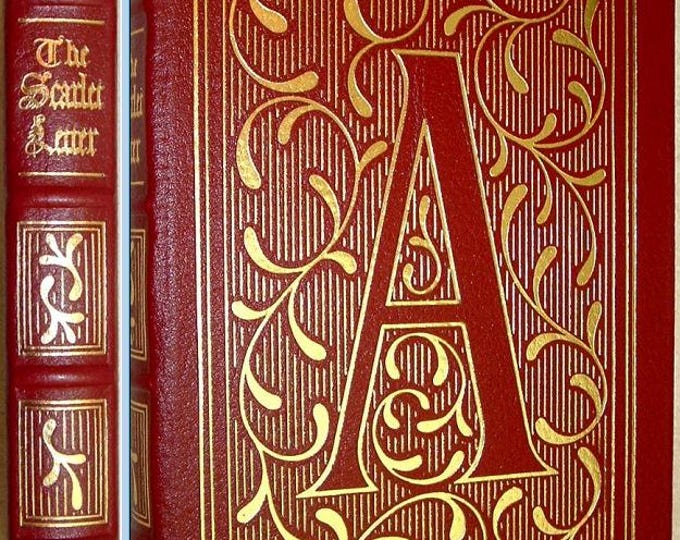 THE SCARLET LETTER by Nathaniel Hawthorne Easton Press Leather 1975 - Etsy