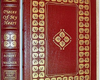 Pieces Of My Heart by Robert Wagner Easton Press Leather Signed Limited Edition 2008