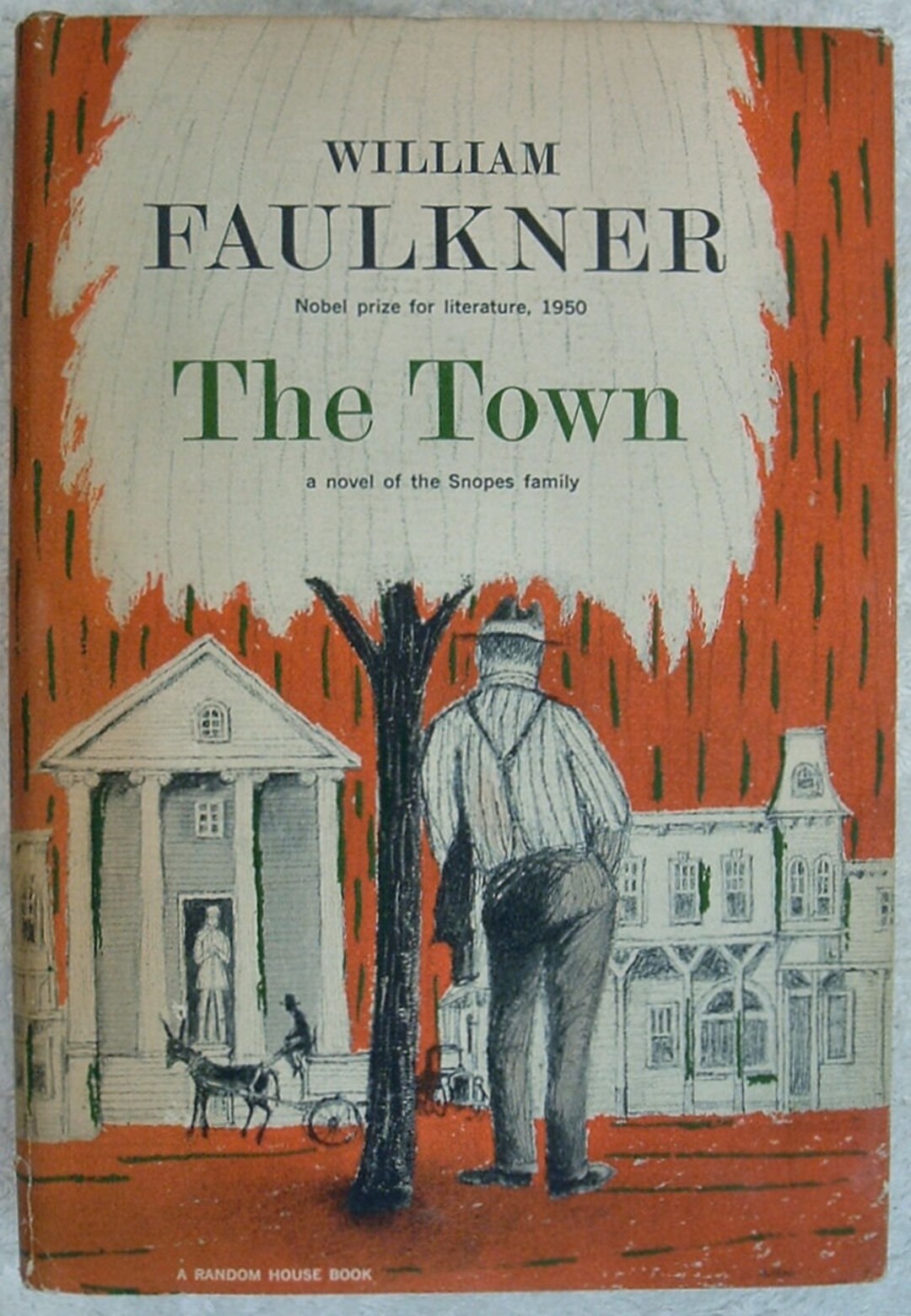 The Town by William Faulkner 1957 初版 ウィリアム・フォークナー著『THE TOWN』ランダムハウス刊、初版1957年