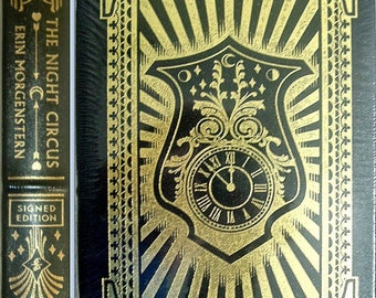 THE NIGHT CIRCUS by Erin Morgenstern Easton Press Leather Signed Brand New