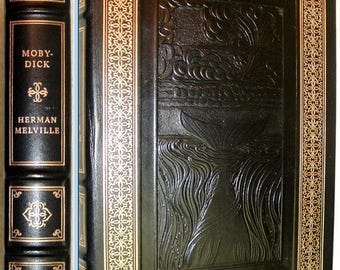 MOBY DICK or The Whale by Herman Melville Oxford University Press Leather 1981