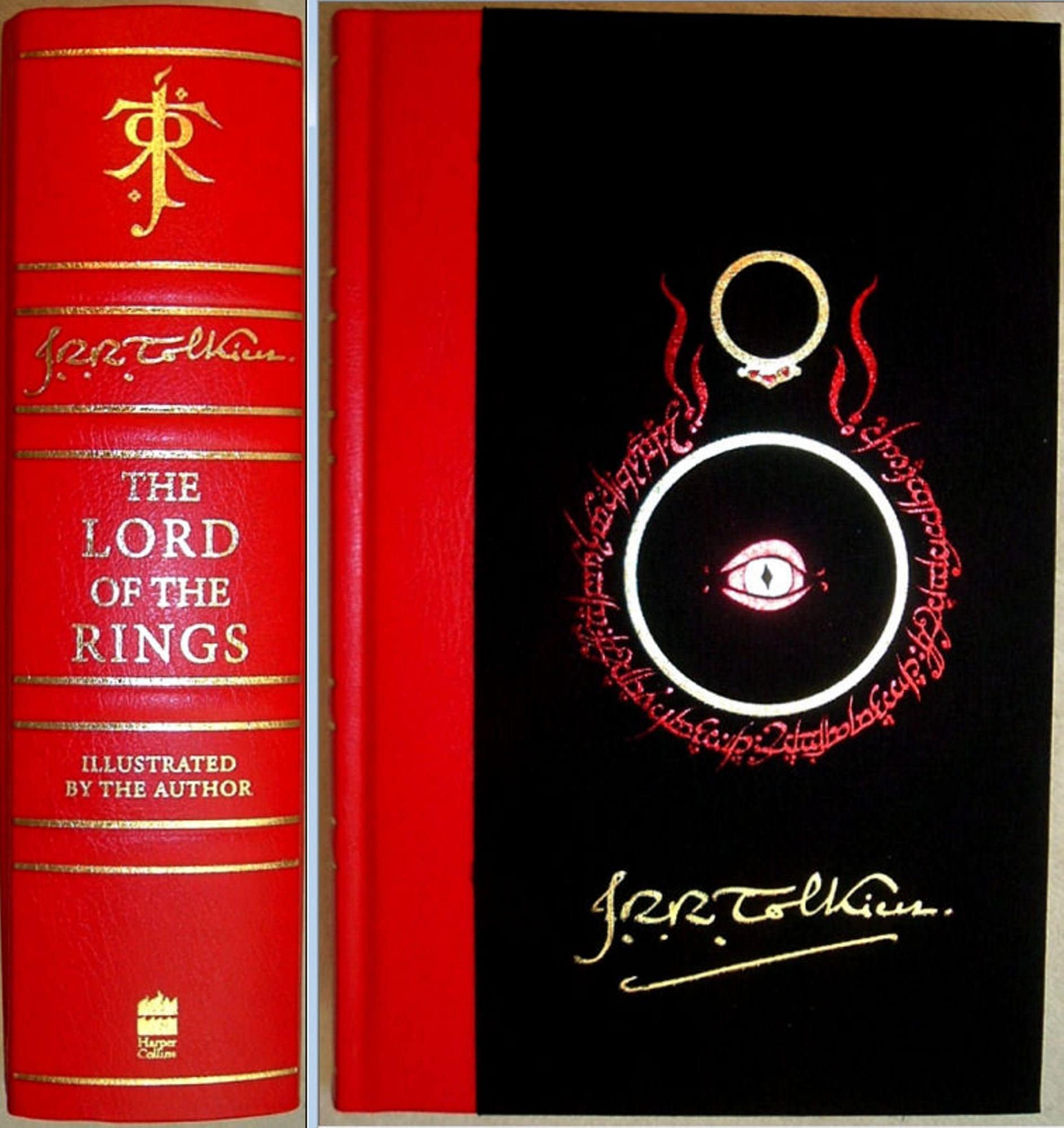 El Señor Los Anillos por J.R.R. Tolkien Edición Ilustrada - Etsy España