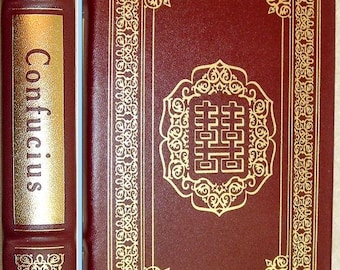 CONFUCIO: El hombre y el mito, de H.G. Creel. Easton Press. Encuadernación en piel. Como nuevo. 1994.