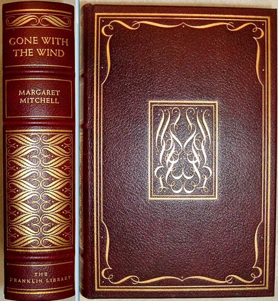 GONE With the WIND by Margaret Mitchell Franklin Library Genuine