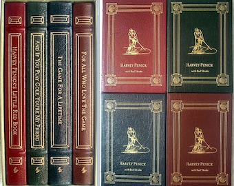 Harvey Penick&#39;s GAME OF GOLF 4 Titles In Slipcase Easton Press Leather As New 1996