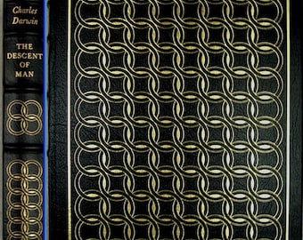 The DESCENT OF MAN by Charles Darwin Easton Press Leather As New 1979