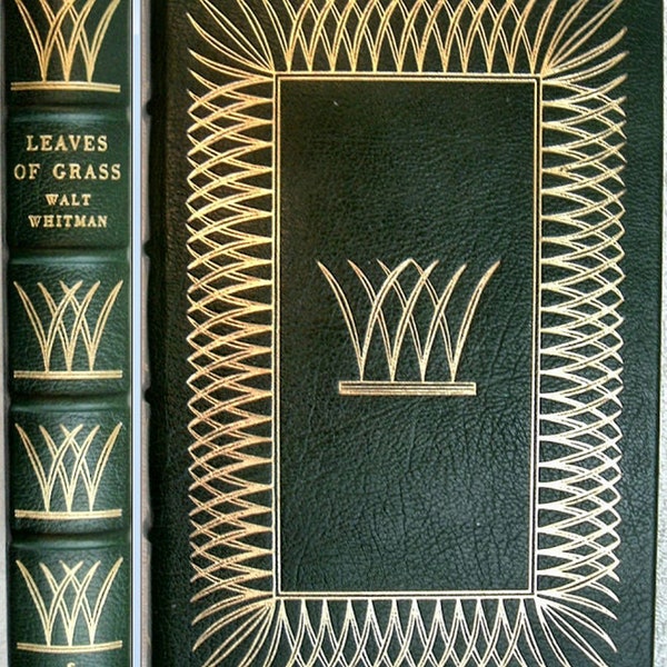 LEAVES OF GRASS by Walt Whitman Easton Press Full Leather Edition 1977