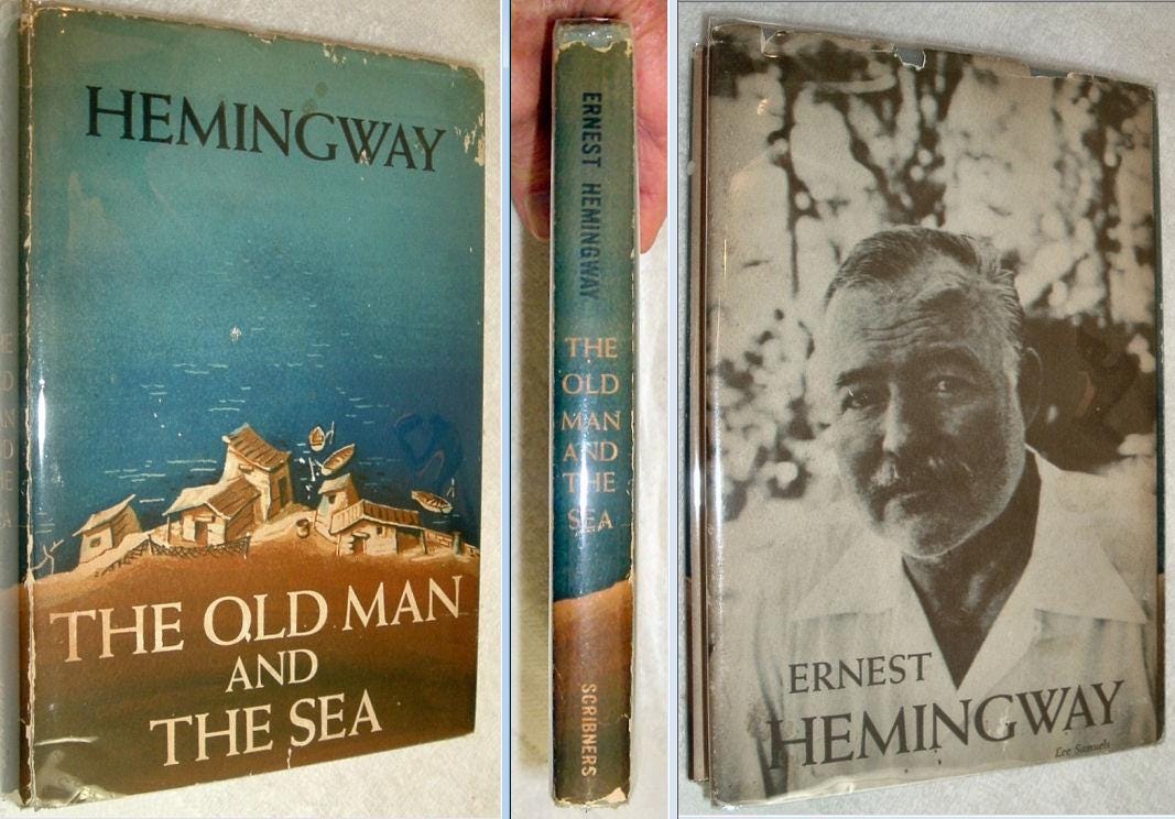 The OLD MAN and the SEA by Ernest Hemingway First Edition 1952 - Etsy