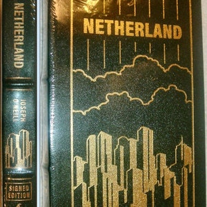 NETHERLAND by Joseph O&#39;Neill Easton Press Signed by Author New Sealed 2019