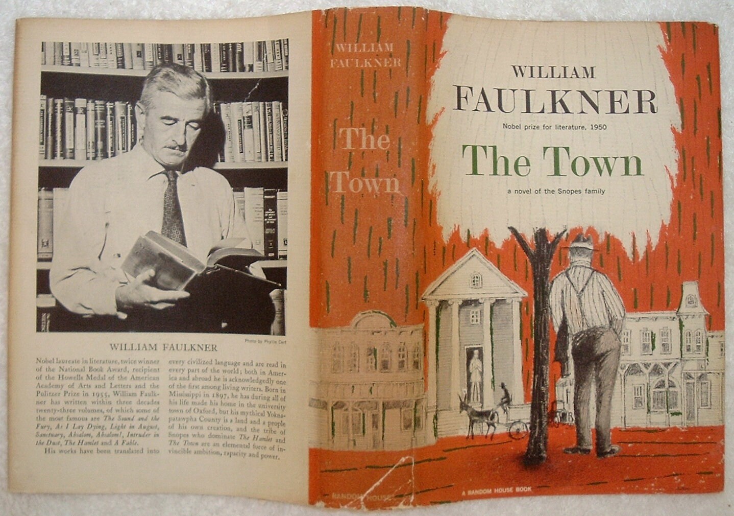 ウィリアム・フォークナー著『THE TOWN』ランダムハウス刊、初版1957年