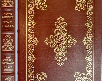 TWO PLAYS of Anton Chekhov Cherry Orchard & Three Sisters Easton Press 1977