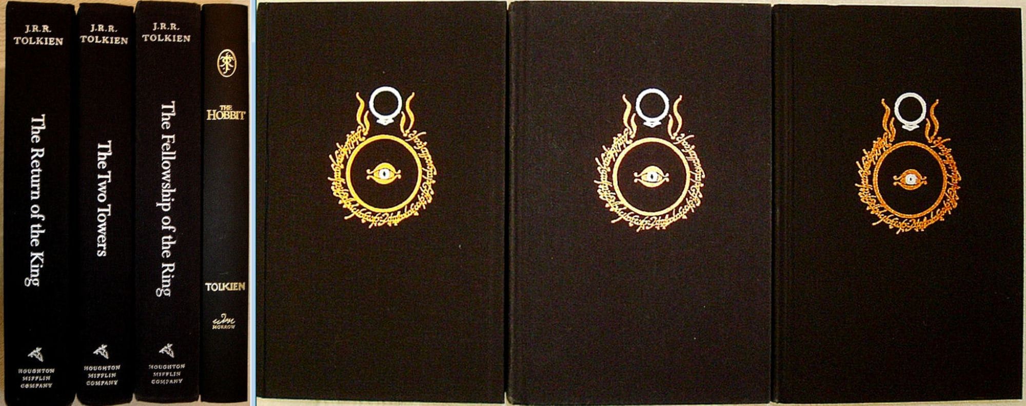 The LORD of the RINGS Trilogy and the Hobbit 4 Volume Set by JRR ...