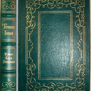 WYSPA SKARBÓW autorstwa Roberta Louisa Stevensona, Easton Press, ilustrowane w 1994 r.
