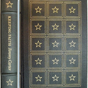 KEEPING FAITH Memorie di un presidente di Jimmy Carter Easton Press Pelle firmata come nuova 1982
