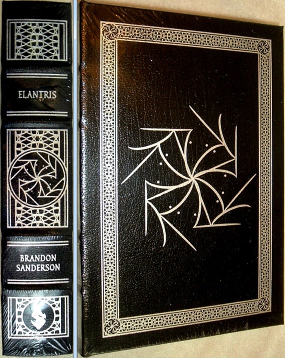 ELANTRIS by Brandon Sanderson Full Leather 10th Anniversary Edition Signed New Sealed In Box