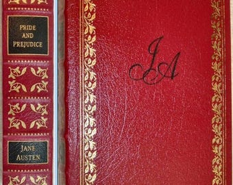 PRIDE And PREJUDICE by Jane Austen Easton Press Leather 1996