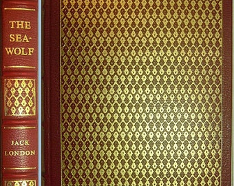 THE SEA-WOLF por Jack London Easton Press Cuero genuino como nuevo 1979