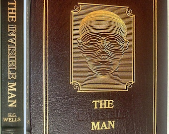 THE INVISIBLE MAN by H. G. Wells Easton Press Leather As New 1967