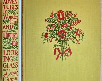 Alice's Adventures in Wonder & Through the Looking Glass by Lewis Carroll Heritage Press 1941