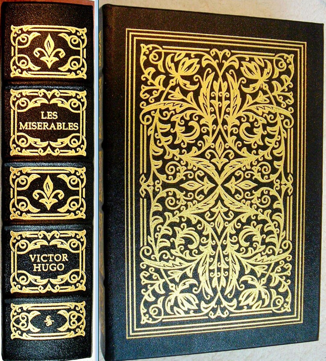 LES MISERABLES by Victor Hugo Easton Press Leather 100 Greatest
