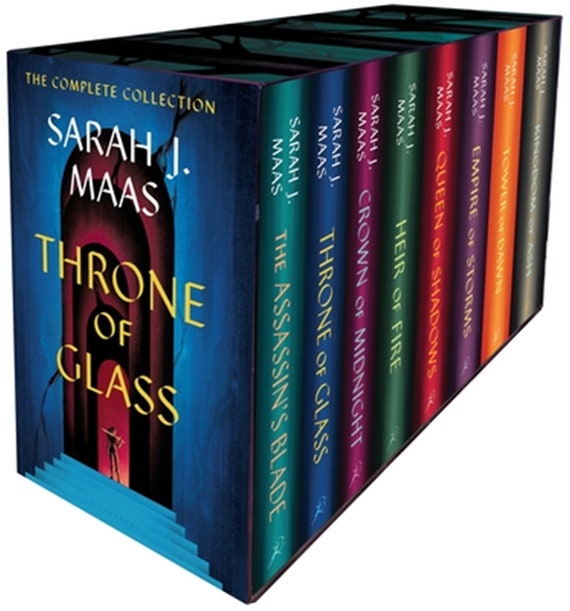 The Throne of Glass 8 Volume Box Set by Sarah J. Maas Bloomsbury