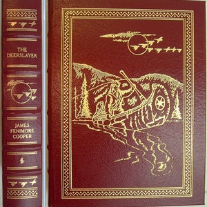 THE DEERSLAYER by James Fenimore Cooper Easton Press Leather NC Wyeth Illustrated 1998