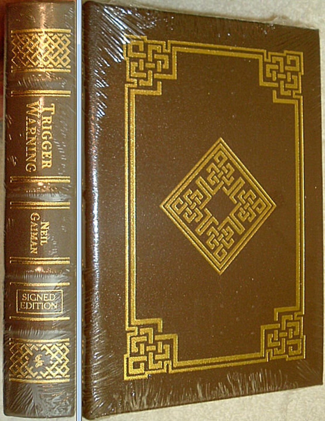 TRIGGER WARNING by Neil Gaiman Easton Press Signed by Author New in Box ...