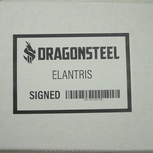 ELANTRIS by Brandon Sanderson Full Leather 10th Anniversary Edition Signed New Sealed In Box image 10