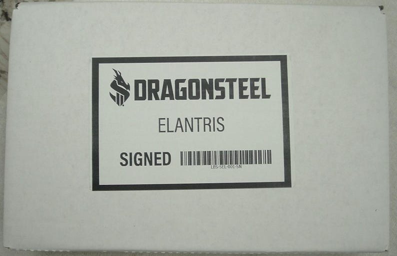 ELANTRIS by Brandon Sanderson Full Leather 10th Anniversary Edition Signed New Sealed In Box image 10