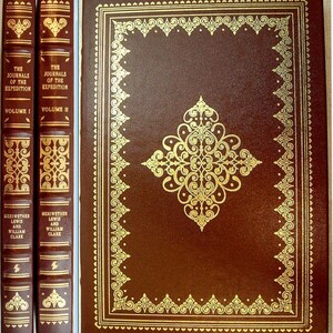The LEWIS and CLARK EXPEDITION 1803-1806 Easton Press Leather 2 Volume Set Limited Edition 2015