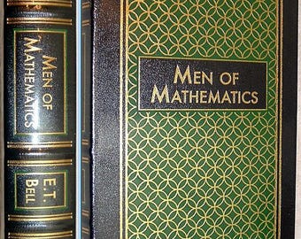 MEN OF MATHEMATICS by E.T. Bell Easton Press Leather New Sealed In Box